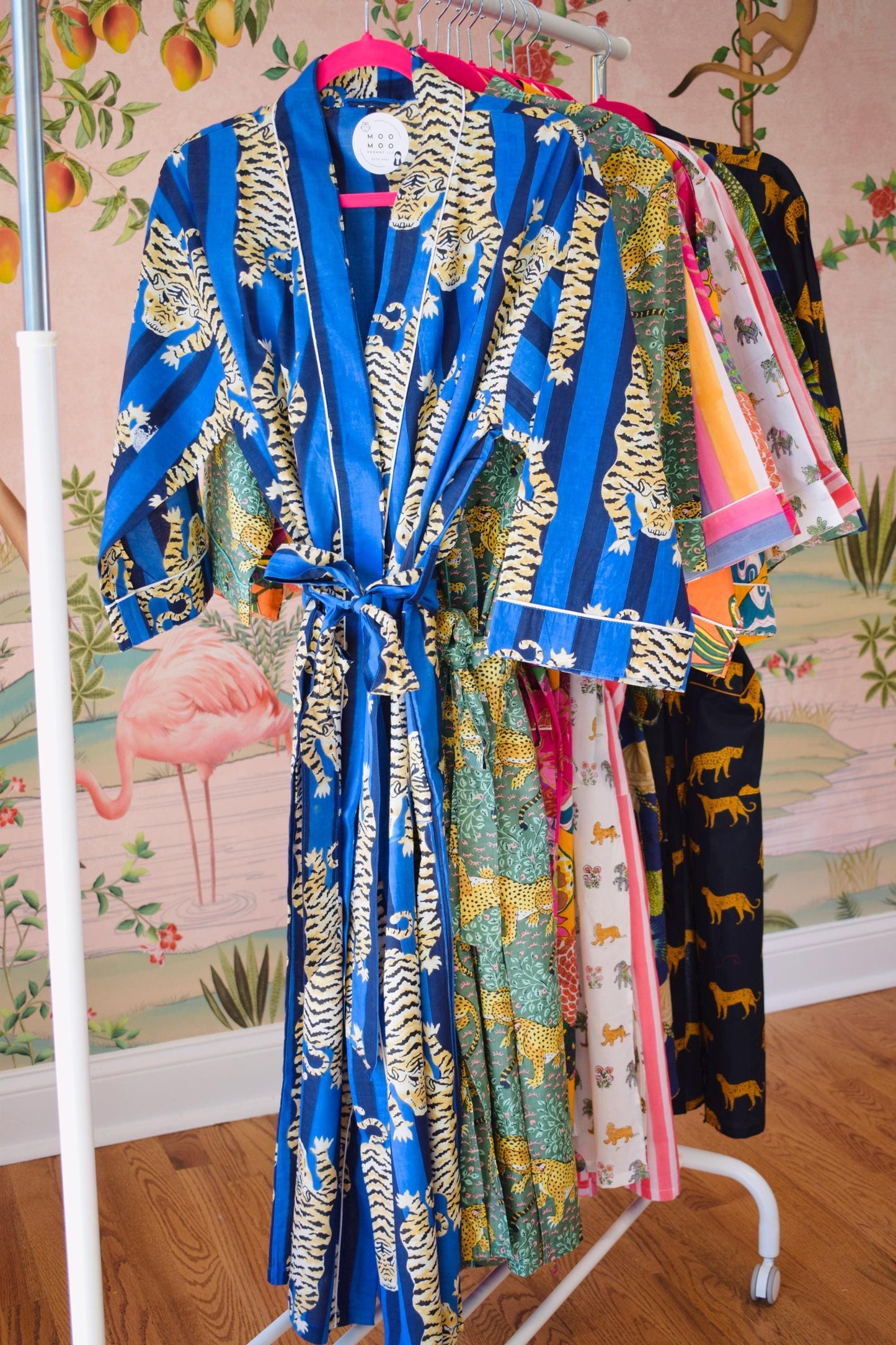 Beach Cover Up | Printed Kimono Robe | Spa Kit for her | Cotton Kimono | Unique Gift Box for Her Block Print Housecoat Summer Kimono Dress