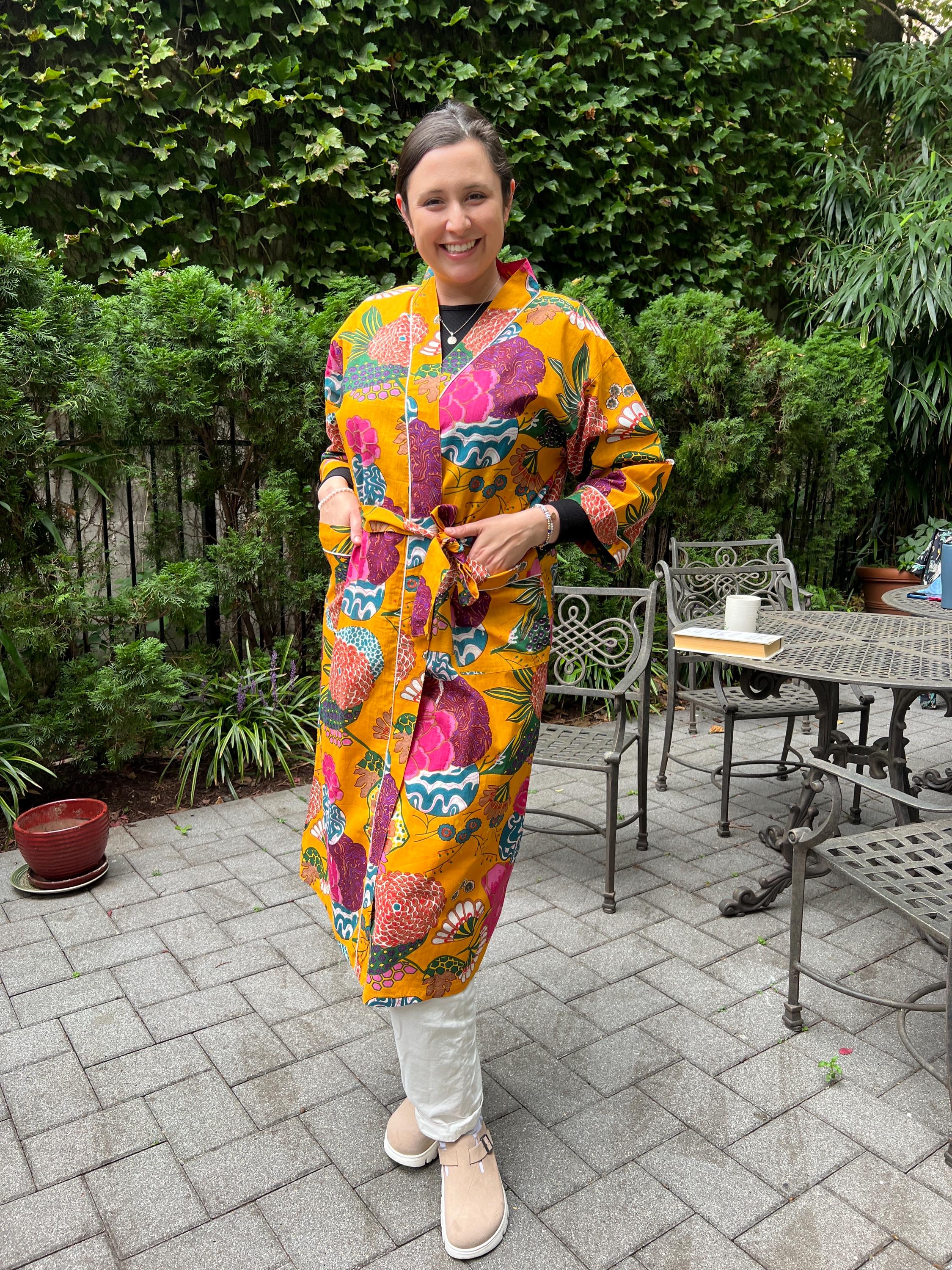 Gift for Her Encouragement Gift Sending Strength Thinking of you Motivation gift Stress Relief Box Sending Sunshine box Tiger Print Kimono